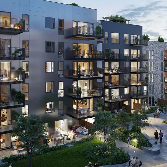 Boligprosjekt på Frysjaparken i storoslo