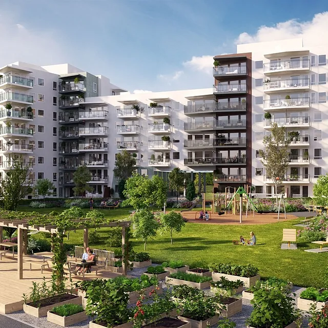 Boligblokker på Gartnerkvartalet på Løren