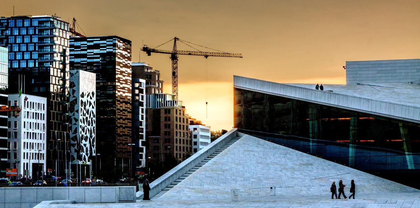 Operaen og Barcode i Bjørvika